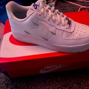These are air force 1s and i never have really wore them